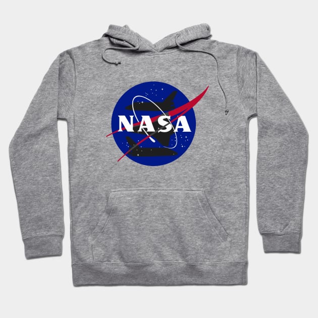 Nasa Space Agency Shuttle Hoodie by euglenii